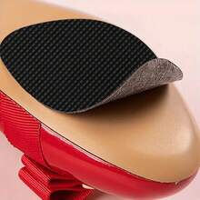 1/3/6/10pairs Non-Slip Shoe Pads For Bottom Of Shoes, Rubber Self Adhesive Anti-Slip Shoe Grips Stickers, High Heels Non-Skid Sole Protector, For Women Sandals Women Pumps White Heels, Boots Accessories For Women - màu đen - Xem 5
