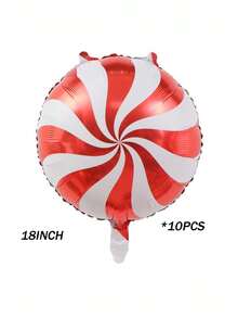 10 buc 18 inch Lollipop bomboane folie heliu baloane colorate moară de vânt nuntă ziua de naștere petrecere Crăciun baloane decorare