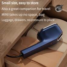 AOYI Portable Handheld Garment Steamer, Iron,Fast Heat-Up, Flat Hanging Ironing Base, Fabric Brush, Clothing Maintenance