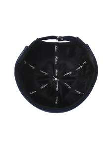 1 件男女通用无檐码头工人帽，简约纯色设计，舒适透气面料可调节带帽，适合日常休闲穿着、街头时尚、复古造型和户外活动