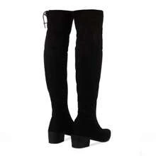 Over-The-Kenn Suede Boot For Empowered Women - Da lộn đen - Xem 3
