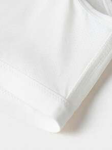 Balabala Top sin mangas de seda de hielo para niñas, sujetador sin espalda - Tono blanco - Ver 5