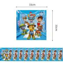 20pcs Paw Patrol Theme Napkins - Essential For Birthday Party Decor! Printed With Skye Pattern, Disposable Paper Napkins, Party Essential. Perfect For Decorating Parties, Elevating The Ambiance. Adorable Theme Design, Ideal For Birthday Gatherings And Casual Meetups. Convenient And Disposable, Easy To Clean. Must-Have For Paw Patrol Fans, Adding Charm To Mealtimes! - Multicolor - View 6