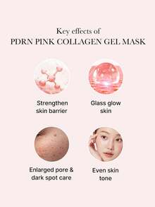Medicube PDRN 粉色胶原蛋白凝胶面膜，修复肌肤，保湿，提亮肤色，丰盈肌肤，焕活肌肤，淡化细纹，韩国化妆品 - 20g/0.98oz - 查看 10