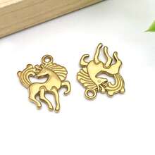 2pcs Stainless Steel Western Cowboy Boots Charms For Jewelry Making, Dangle Charm Boot Hat Horse Cactus Pendants For Bracelet Necklace Earrings Making Accessories