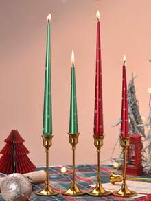 Świąteczne świece bożonarodzeniowe, bałwan z motywem bożonarodzeniowym, Mikołaj, wzory choinkowe, idealne do dekoracji świątecznych, na kolację, bankiet – bez pojemnika w zestawie. Dekoracje świąteczne do domu, dekoracje do pokoju, prezenty świąteczne.