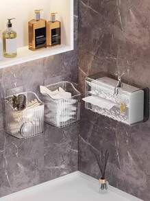 1 szt. Luksusowy uchwyt na szczoteczkę do zębów, Stojak na szczoteczki do zębów do łazienki, Pasta do zębów do łazienki, Płyn do mycia twarzy, Stojak na maszynki do golenia, Prezent z okazji Dnia Narodowego Arabii Saudyjskiej, Prezent świąteczny