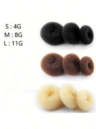1-3pcs Donut Bun Maker, Ballet Bun Maker, Hair Accessories, Bridal Hair Accessories, Pompom Braid Maker, Hair Flower Decor, Sock Bun Maker, Donut Bun Maker, Easy Bun Maker, Scrunchie Bun Maker, Hair Styling Kit, Hair Tool Kit, Home Beauty Women Accessory Gifts ,Hair Styling Tools