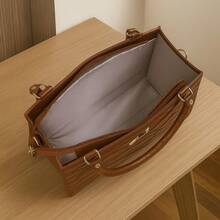 Women's Medium Modern Crossbody Shoulder Bag Spacious Interior Pocket Premium Quality Immediate Shipping - Camel - View 3