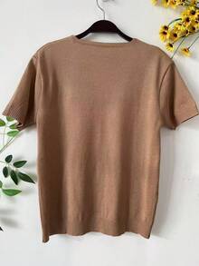 MODAL BLOUSE - Brown - View 3