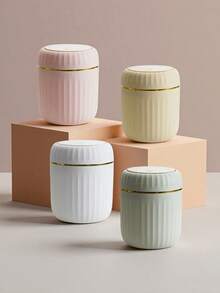 Mini Desktop Trash Can, With Lid, With Garbage Bag, Top Gallon Small Countertop Trash Can, Small Desktop Plastic Lid Trash Can, Desktop Small Recycling Cute Trash Can, Gallon Suitable For Office Bathroom, Kitchen, Living Room, Bedroom, Pink Mini Trash Can, With Lid,