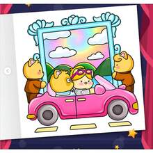 1 Stück FUZZY MEOWVIES 32-seitiges Warm Life of Stuffed Animals, Malbuch für Erwachsene zur Entspannung und Stressabbau, enthält süße Haustiere, um Freunde zum Spazierengehen einzuladen, das Muster ist bequem, die Linien sind klar und es sind verschiedene komfortable Musterszenen enthalten, Schulanfang, Schulmaterial, Zeichnen & Malen, Halloween, Weihnachten