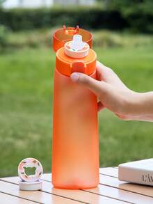 1PC Flavored Water Bottle, Bottle Starter Set, Drinking Bottle With One Random Flavoured Pods Suitable For Gyms, Schools, Flavored Water Bottle, Back To School Supplies