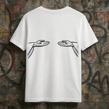Camiseta Cristo Redentor Rio de Janeiro – Estampa Frente e Costas – Algodão Unissex Casual - Branco - Visão 4