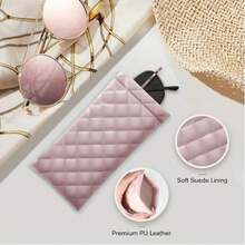 1/2/4/8 Peças Bolsa Portátil de Óculos de Sol em PU, Design de Malha de Couro Aberta, Estojo Macio para Óculos Feminino, Estojo Portátil para Óculos Masculino, Preto, Branco, Rosa, Camelo 4 Cores, Pano de Limpeza de Óculos (Cor Aleatória), Estojo de Óculos Resistente a Arranhões para Viagem e Trabalho, Adequado para Estudantes, Idosos, Meninos, Meninas e Outros Sacos de Óculos, Sacos de Armazenamento