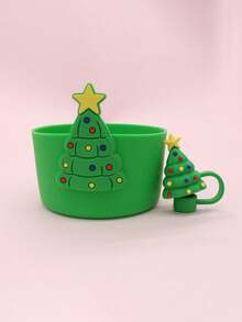 1set Christmas Straw Covers For Cups Reusable Washable Dustproof 10mm Straw Tips And Thermal Insulation Sleeve For Christmas Decorations, Festive Drinkware Accessories, Suitable For Sports Water Bottles,Holiday Gifts - Multicolor - View 13