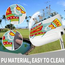 扑克牌 JQK 高尔夫球杆推杆套 高尔夫球杆头套 高尔夫球杆配件 高尔夫用品 限量版 - 白色 - 查看 7