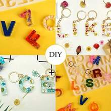 English Alphabet Epoxy Resin Molds Mixed Style Silicone Casting Molds For DIY Jewelry Making Findings Supplies Accessories