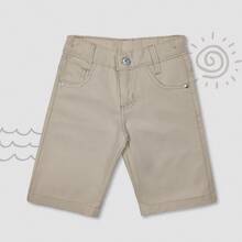 Kit 3 Bermuda Shorts For Kids And Youth Boys, Twill Denim Shorts 02-16 - Màu xám đen - Xem 2