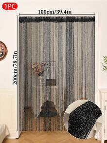 1 rèm cửa sợi bạc sáng bóng, rèm cửa sợi bạc sáng bóng hình quả bóng mềm mại, đồ trang trí treo tua rua sáng bóng, thích hợp trang trí nhà cửa, áp dụng thiết kế vách ngăn tuyến tính, phông nền đám cưới thanh lịch, vải phủ mềm mại, trang trí phòng và nhà cửa, dễ lắp đặt | Trang trí mùa thu, trang trí phòng - Rèm cửa tuyến tính phẳng nhiều màu bạc - Xem 21