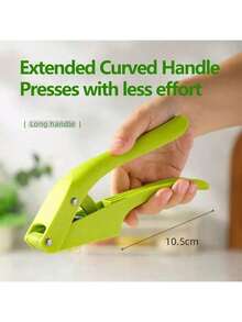2-In-1 Kitchen Garlic Press, Garlic Slicer, Garlic Mincer, Manual Garlic Press, Garlic Crusher, Multi-Function Garlic Press & Slicer, Manual Garlic Masher, Suitable For Making Garlic Paste, Garlic Slices, Ginger Slices, Ginger Paste