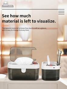 Calentador de toallitas húmedas de invierno inteligente | Ventana transparente + dispensador de papel automático + calentamiento rápido por USB | Calentamiento instantáneo desde la primera toallita - calentador - Ver 7