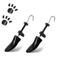 2 Pcs Shoe Stretcher Women Men, Adjustable Length & Width, Shoe Tree Adjustable Boot Widener Stretcher, Plastic Shoes Tree Shape For Tennis Shoes, Slippers, Sneakers, Canvas Shoes - L for man - 查看 2