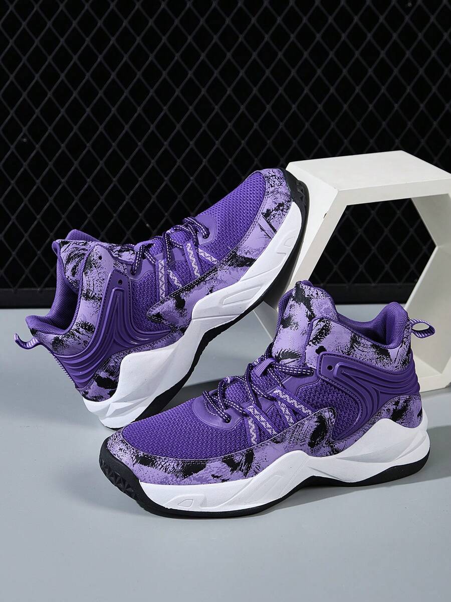 Zapatillas deportivas/de baloncesto para mujer, de malla transpirable, ligeras y de suela blanda