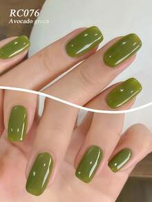 XEIJAYI 6支装15ml绿色凝胶指甲油套装，持久流行色凝胶指甲油套装，可卸UV/LED凝胶指甲油，适用于家庭美甲沙龙夏季DIY美甲 - 彩色 - 查看 7