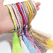 5 buc/pachet stil vintage cu ciucuri, perdea pliabilă cu evantai, ciucuri agățate, 90 x 15 mm