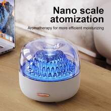 1 Pc Essential Oil Aroma Diffuser & Humidifier With Color Changing Night Light, Cold Mist Function To Purify Air And Create Relaxing Ambiance, Suitable For Home, Bedroom, Living Room Decor | Modern Aesthetic Design | Color Diffuser, Oil Diffuser