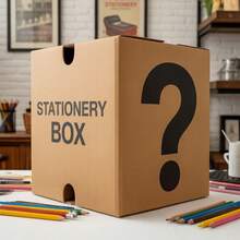 Mystery Box Exciting Stationery Blind Box: A Surprise - Filled Collection Of Colorful Pens, Notepads, And More For Stationery Enthusiasts. Ideal For Personal Use, Gifting, And School Projects. Each Mystery Box Contains 1 Randomly Selected Surprise Item