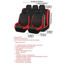 REMAX Car Seat Covers 9 Pack Airbag Compatible Universal Seat Cushions Car Accessories New Football Quilted Design For Women,Car Seat Cover Full Set