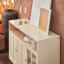 SoBuy Kitchen Cabinet FSB81-GR - Beige - View 10