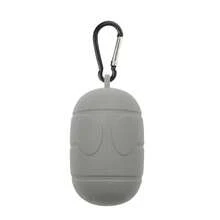 Silicone Pet Themed Portable Garbage Bag Holder, Compact And Convenient For Outdoor Waste Collection