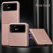 حافظة هاتف كاملة الجسم بتشطيب مطفي متوافقة مع Galaxy Z Flip3/4/5/6/7/7FE، Z Fold3/4/5/6/7، حافظة هاتف ذات موحد اللون أنيق للخريف، حافظة هاتف Fold7 متعددة الاستخدامات عالية الجودة، حافظة هاتف W26 بألوان البنفسجي/الأسود/الوردي/الأزرق، حافظة هاتف شخصية