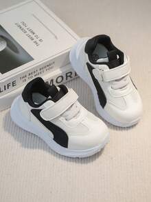 1 par de zapatos deportivos casuales clásicos de suela suave y antideslizante de PU, ligeros y de moda, adecuados para otoño, unisex