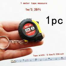 [Best Seller] 1pc Retractable Tape Measure 1M/3ft, 3M/10ft, 5M/16ft Dual Metric/Imperial Scale - Protective Leather Case, Durable & Easy To Read, Steel Blade, Lead-Free, Comfortable Grip, Suitable For Home, Workshop And DIY