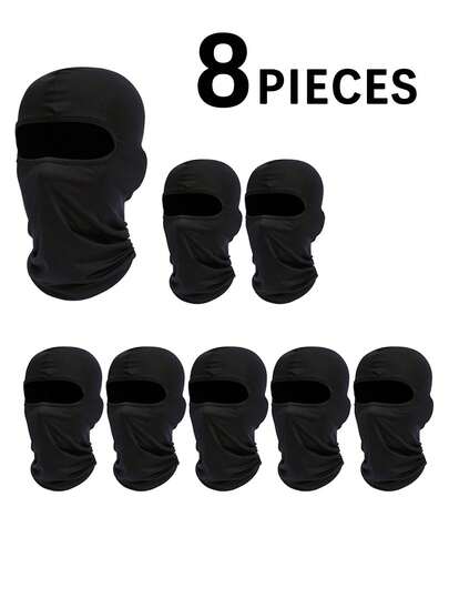 10pcs Outdoor Balaclava Ski Mask, Can Be Used As Helmet Liner, Windproof & Breathable For All Seasons