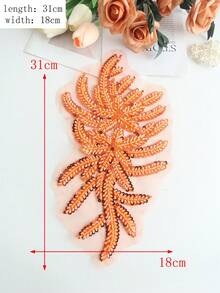 1 件蕾丝绣花网布底缝纫串珠水晶贴片，多种颜色可选，用于服装装饰、DIY 服装配饰、婚纱装饰、刺绣工艺品 - 多色 - 查看 22