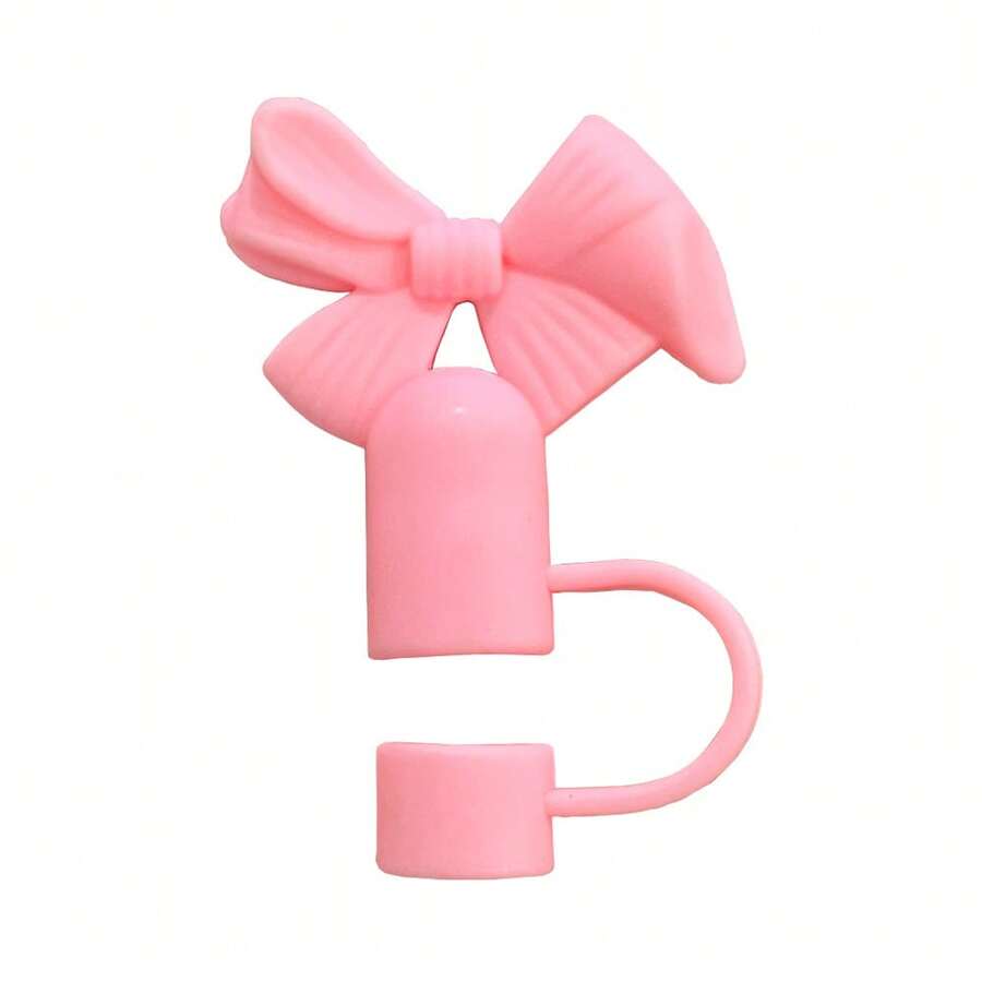 Bowknot 10mm Straw Stopper Dust Cap Cup Accessories Straw Lid - 8 - 查看 1