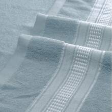 2 Pack Bath Towels, Quick Drying And Highly Absorbent Bath Towels Thick Towels For Gym Pool Hotel - Blue - View 2