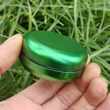 1 pieza/55mm Caja de almacenamiento de tabaco de aleación de aluminio - Impermeable, compacta y portátil, caja de almacenamiento de metal de bolsillo, a prueba de olores, a prueba de humedad y hermética, con tapa con bisagras, fácil de transportar, ideal para preservar cigarrillos, café y artículos pequeños