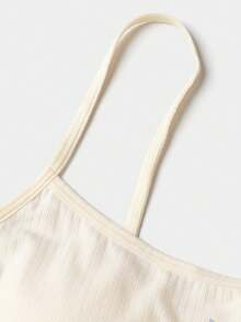 Balabala Girls Training Bra Modal Bralette Teen First Bra - White and Red - View 3