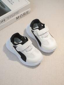 1 par de zapatos deportivos casuales clásicos de suela suave y antideslizante de PU, ligeros y de moda, adecuados para otoño, unisex