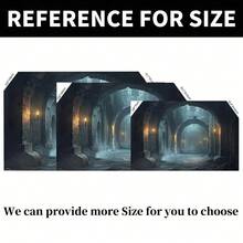 1 Spooky Medieval Castle Dungeon Backdrop - Perfect For Family Celebrations, Festive Portraits, Cake Tables & Studio Props, Festive Gifts, Home Decours, Event Backdrops | Ambient Lighting, Gothic Home Decor - Multicolor - View 3