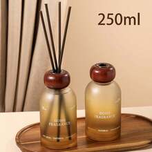 1pc-250/500ml Large Capacity Household Non Flame Fragrance Is A Thoughtful Choice To Enhance The Quality Of Life. Using Natural Essential Oils And Elegant Rattan To Enhance The Fragrance, It Can Release A Fresh Aroma For A Long Time Without The Need For An Open Flame, Effectively Purifying Indoor Air And Dispelling Dull Odors.