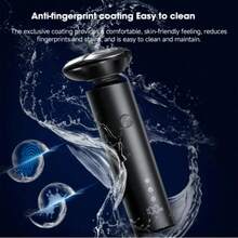 Xiaomi Electric Shaver S301 - 360° Floating Heads, Ceramic Blades, IPX7 Waterproof, 90-Day Battery, Type-C Fast Charging - 黑色 - 查看 5