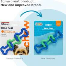 Outward Hound Cutie Chewies Hedgehog Dental Dog Chew Toy, Blue - 顏色A - 查看 2