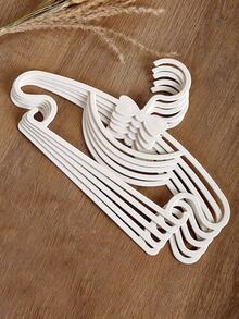 20pcs/10pcs Durable Baby Clothes Hangers - Non-Slip, Space-Saving Drying Racks, Easy Organization - Suitable For Bedroom, Closet, Wardrobe, Bathroom And Dorm (Random Style) - Non-slip Hanger - View 3